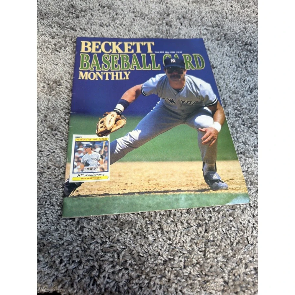 1990 Beckett Baseball Card Monthly Magazine Issue #62 May